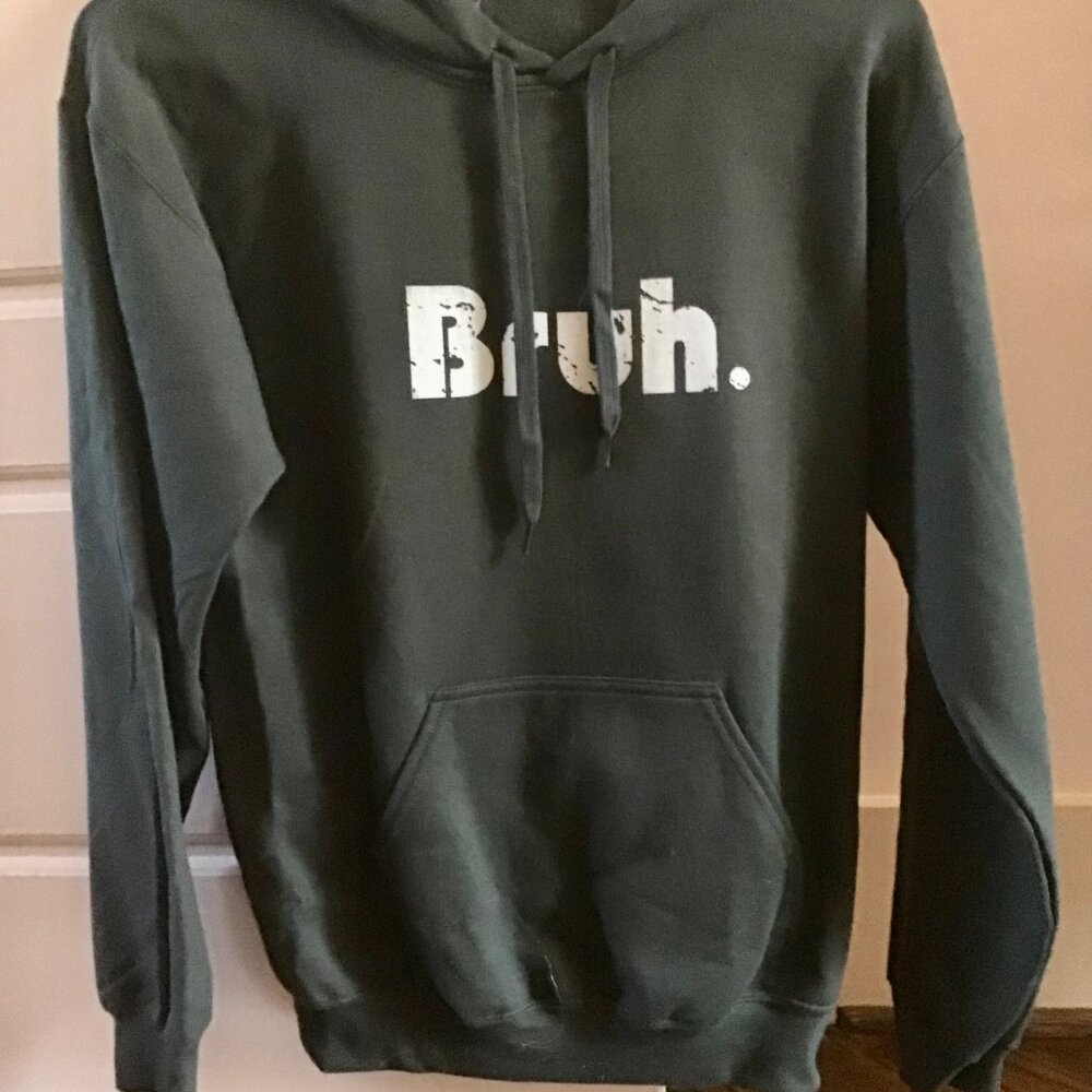 Bruh Hoodie For Male Size ADULT SMALL-NEVER WORN, PERFECT CONDITION